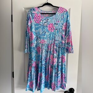 Lilly Pulitzer Geanna Dress Zanzibar size Large